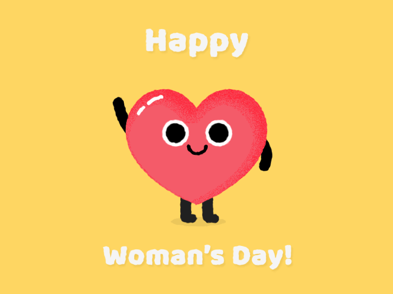 Happy Woman's Day! after after effects animation effects happy heart love woman womans day