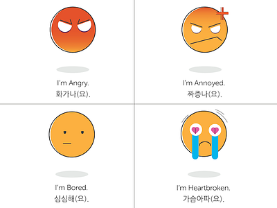 Feelings In Korean emojis feelings korean study
