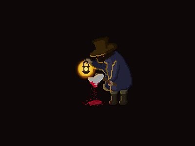 Woodsman ilustration pixel art