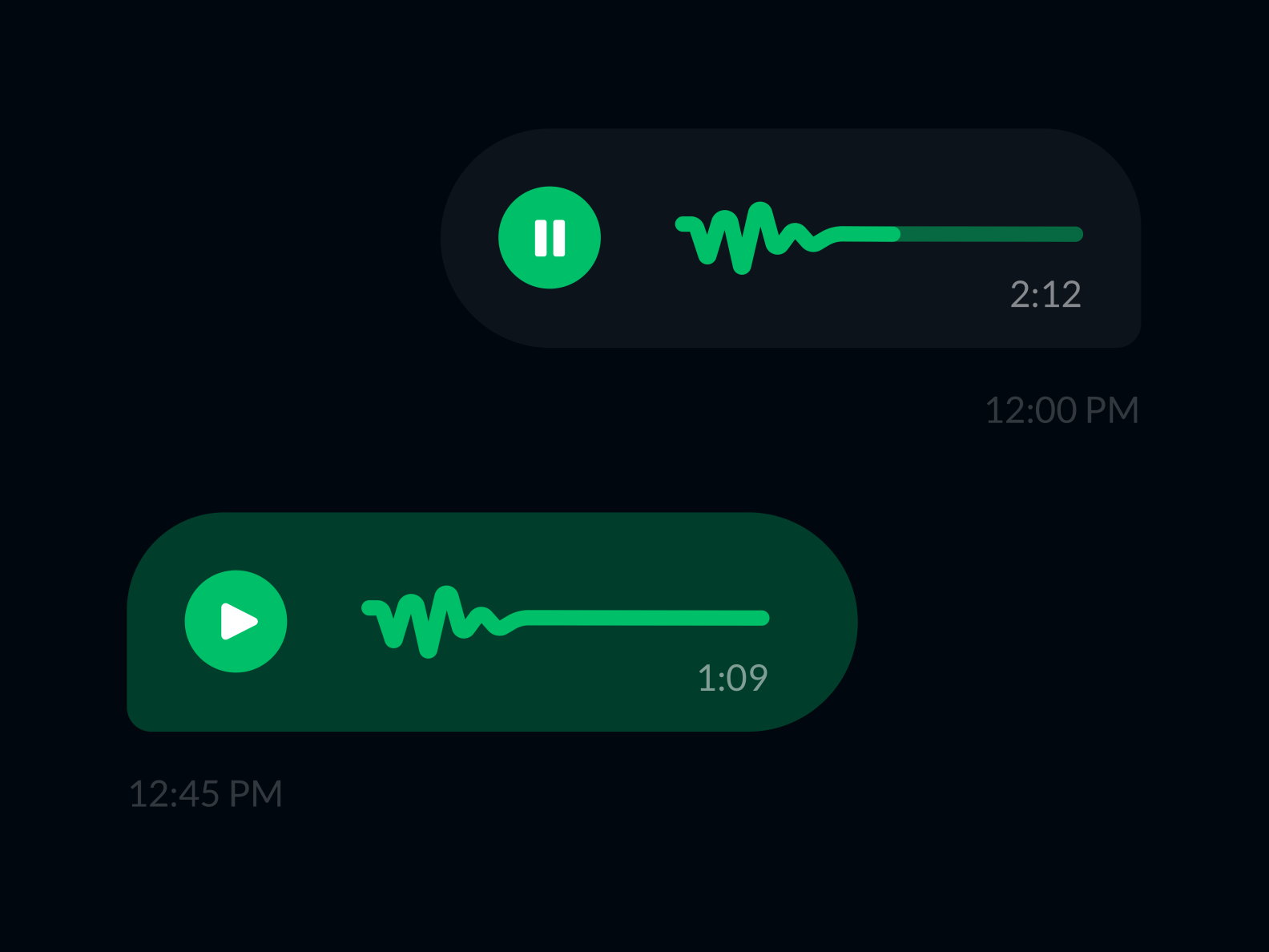Voice notes by Dare Adekoya on Dribbble