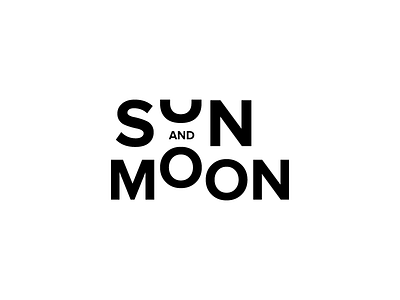 Sun And Moon logo mark transition type ux