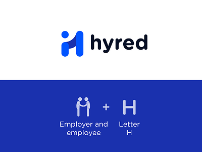 Hyred Logo design freelancer grid h hyred job logo rounded