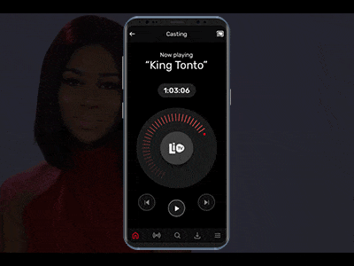 Linda Ikeji App android app casting invite invites movies play remote tv ui ux