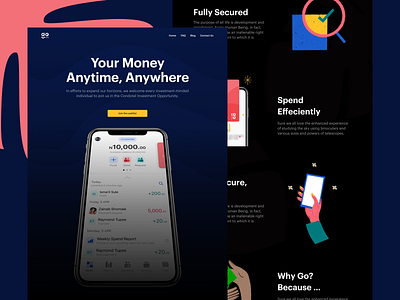 Gomoney Marketing Landing Page (Option 1)