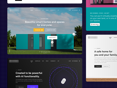 Smart Home Website 3d animation app architecture design invite landing page nigeria ui website