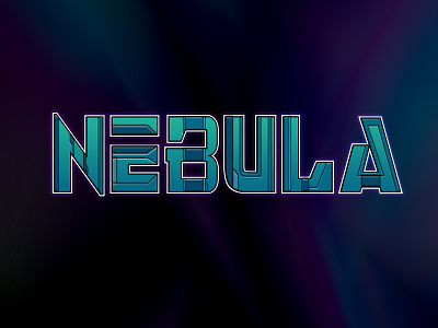 Marvel's "Nebula" Logo branding comics design logo marvel nebula scifi
