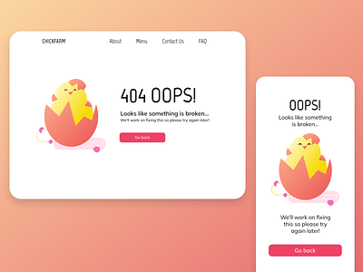 Daily UI Day 8: 404 Error 404 error broken links dailyui dailyui 008 design figma illustration mobile design ui ux web design