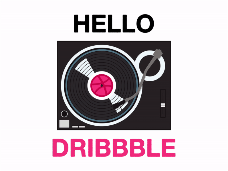 Dribbble Turntable by Garrick Li on Dribbble