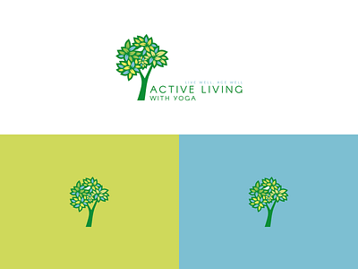Yoga logo brand branding design graphic design icon illustration logo nature trees vector yoga