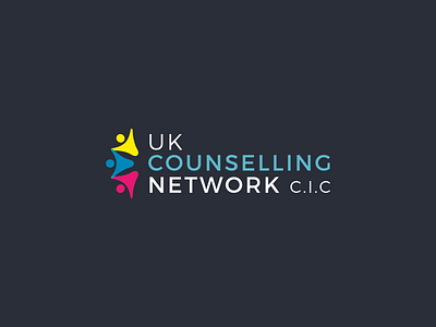 UK Counselling Network logo brand branding charity community graphic design icon illustration logo social uk vector