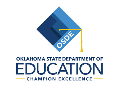 OSDE Logo Redesign brand education logo mark oklahoma type