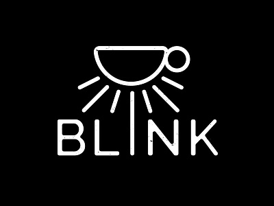 Blink Coffee brand coffee logo mark