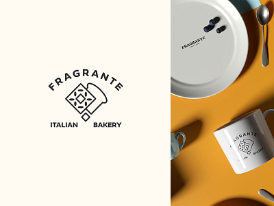 FRAGRANTE - Logo bakery bakery identity brand identity branding design designer food illustration logo
