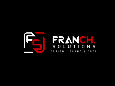 Franch Solutions Logo branding design graphic design illustration logo