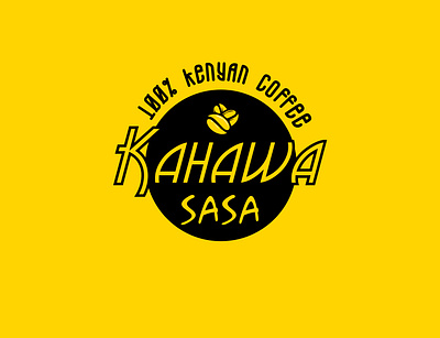 Kahawa Sasa Logo graphic design logo typography