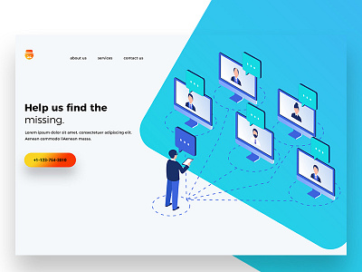 Webinar Landing Page career creative designer job landing page mobileapp seeker uiux