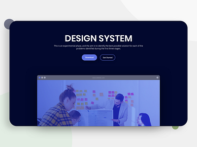 Design System | UI Mobile & Web career creative design landingpage system system design