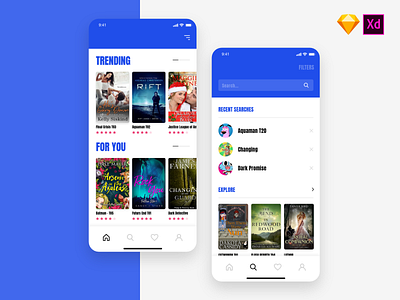 ebookstore - Mobile App Concept