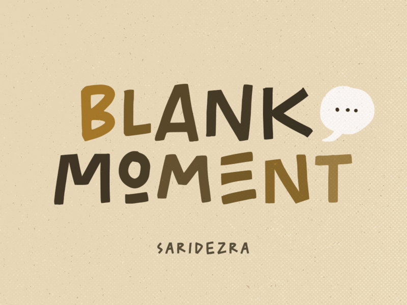Blank Moment – Quotable Font