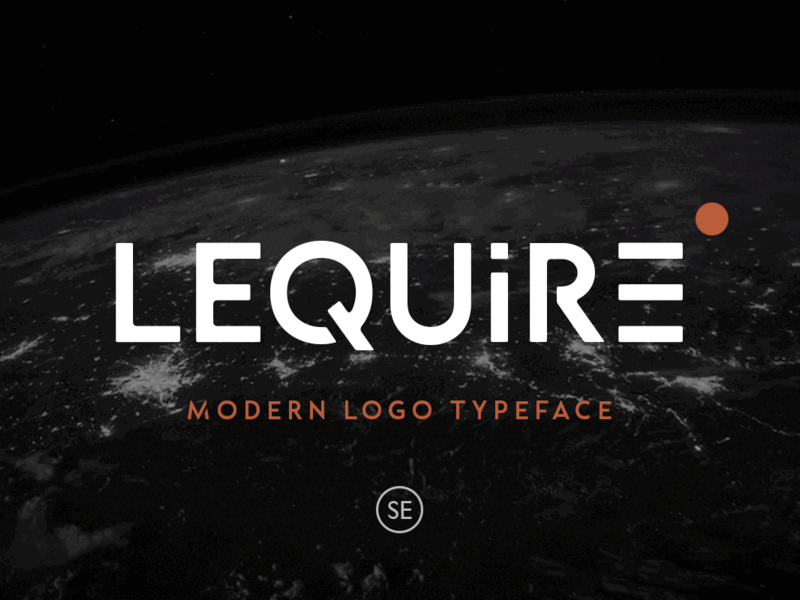 Lequire – Modern Logo Typeface bold fonts typography