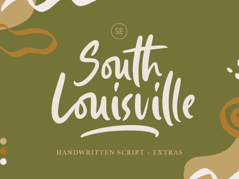 South Louisville fresh typography