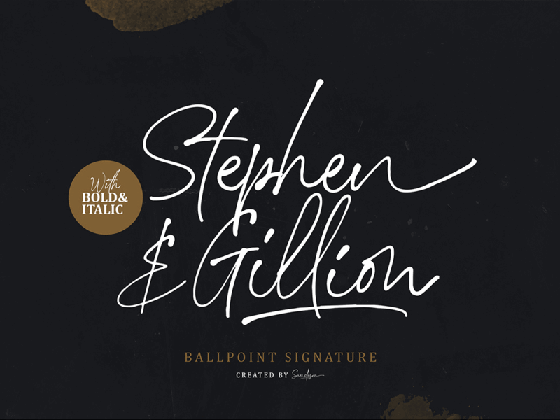 Stephen & Gillion – Signature Script