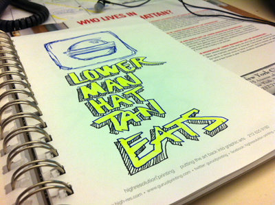 Food Tour - Sketch food sketch typography