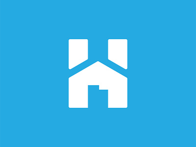 Hills Real Estate logo branding design graphic design home house icon illustration lettermark logo realestate vector