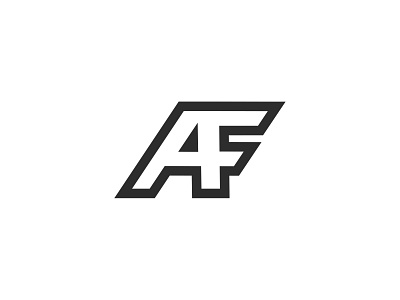 AF Lettermark branding design graphic design icon illustration lettermark logo logodesign typography vector