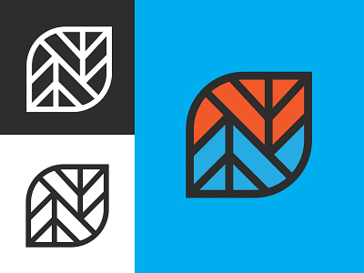 Nearside Apparel logo apparel branding clothing design graphic design icon illustration leaf lettermark logo logodesign outdoors tree typography vector