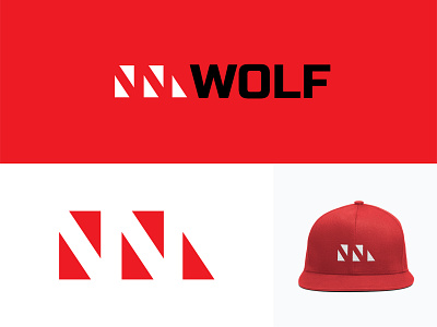 Wolf Logo Design bold branding fierce icon logo minimal quick red sharp smart teeth vector w wolf