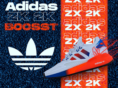 Adidas ZK 2K adidas colors design graphic design instagram marketing motion graphics photoshop runner shoes social media style swag