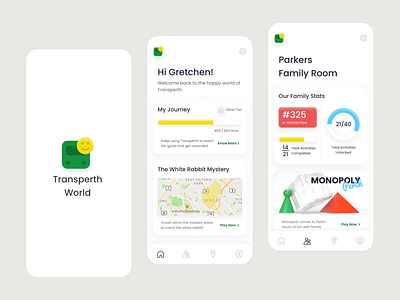 Public Transport Gaming - App app app design design figma gamification logo mobile app mobile design perth product design sydney ui ux