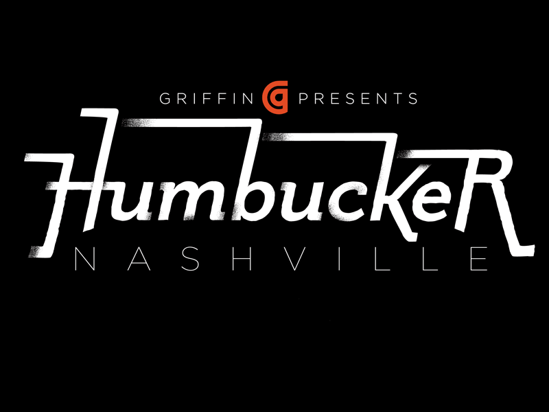 HUMBUCKER NASHVILLE griffin technology humbucker identity logo magnets music festival