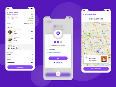 Online Food Delivery App Design