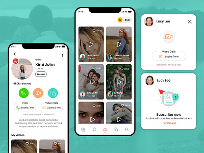 Interactive Dating App Design