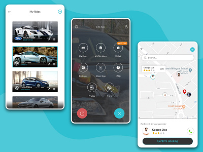 Mobile App UIUX Design For a Car Wash Services app design app uiux car wash app car wash app design car wash mobile app car washing app design car washing services app