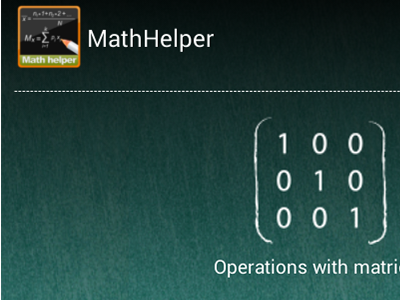 Mathematics App