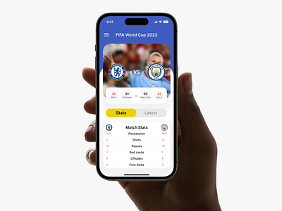 Soccer App Design in Figma app design design graphic design mobile mobile design ui ux
