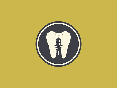 Doug Chadwick Dentistry branding dentist healthcare lighthouse logo oregon teeth tooth
