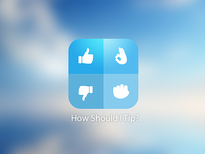How Should I Tip | App Icon