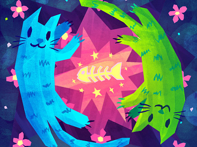 Catz cats cats in space fish space