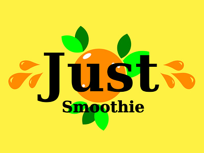 Just Smoothie branding design graphic design logo vector