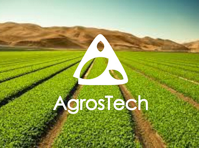 AgrosTech branding design graphic design logo mockup vector