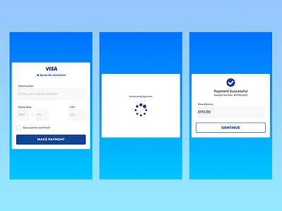 Deposit Payment Page