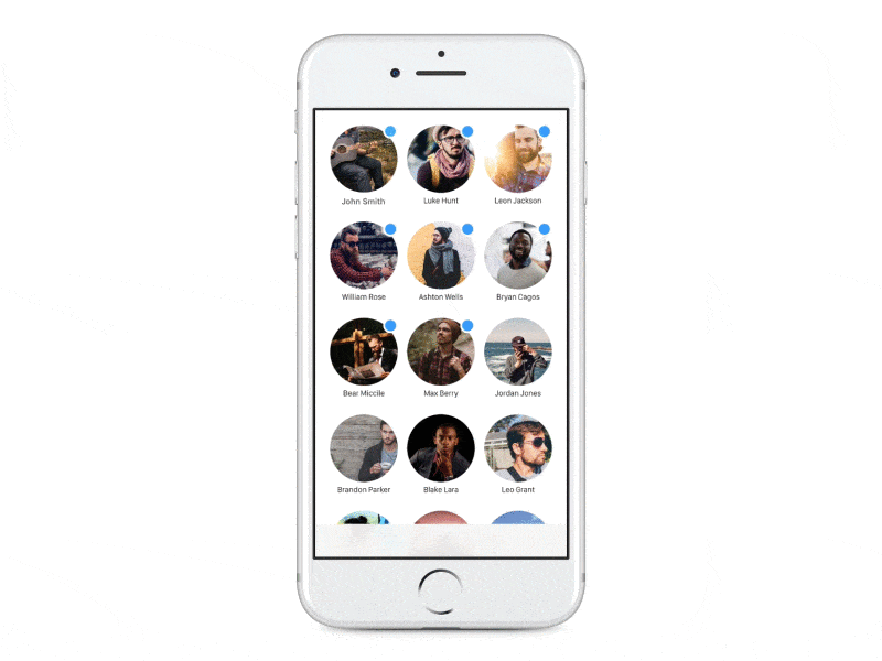 Stories app facebook instagram interaction origami prototype ui ux