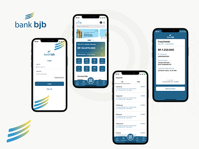 Bank BJB Mobil Banking (Design Exercise) bank banking app mobile banking ui ui design