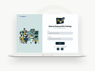 Biro Psikologi - Login login loginpage ui ui design