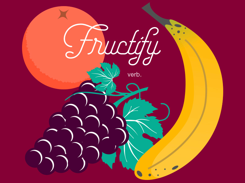 Instagram post graphic fruit by Kris on Dribbble