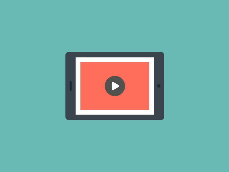 Video Marketing Icon animation flat animation flat icon video icon